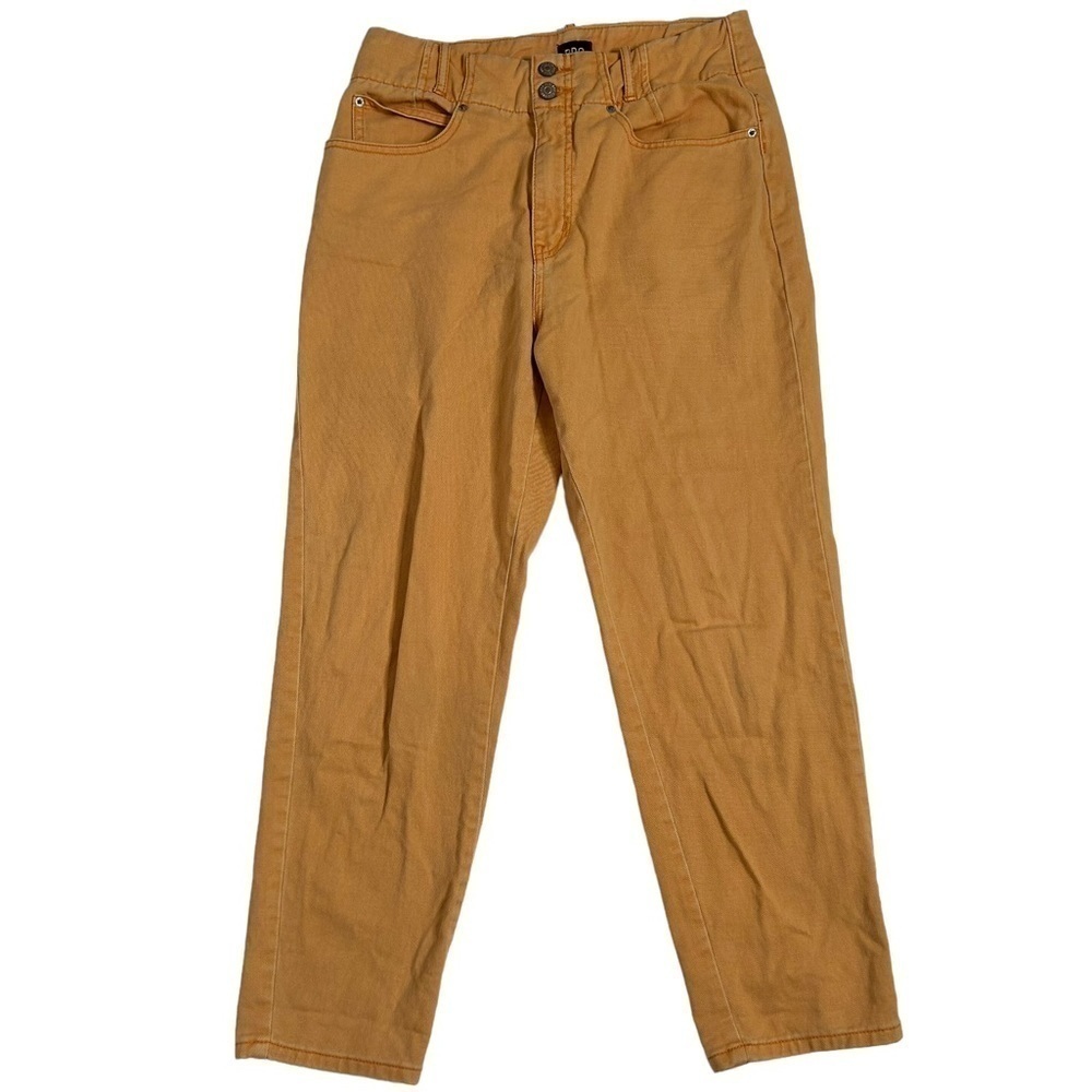 BDG High Rise Mustard Yellow Straight Leg Jeans